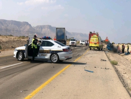 مصرع شابة في حادث طرق قرب البحر الميت