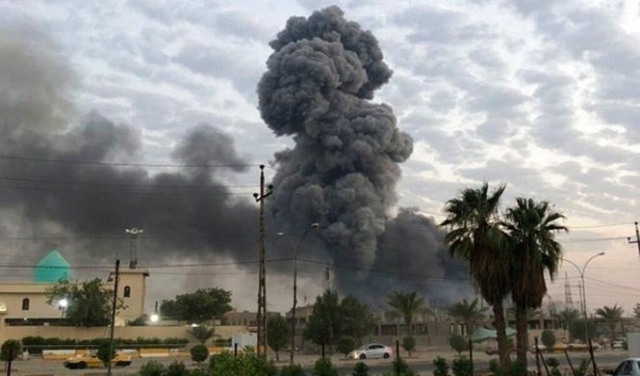 أنباء عن استهداف قاعدة عسكرية في العراق