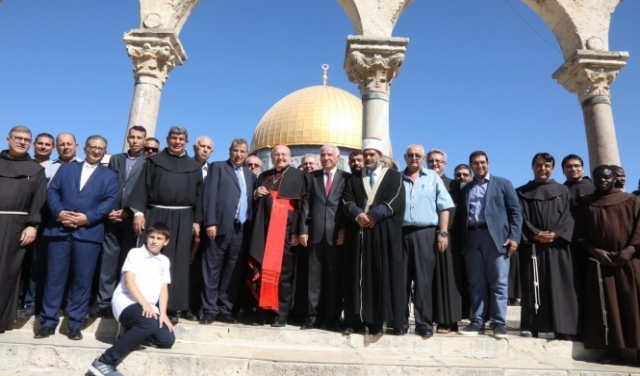 القدس: مبعوث الفاتيكان والأوقاف الإسلامية يحذران من المس بالوضع القائم