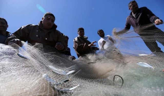 صيّادو غزّة يخرجون شباك الصّيد من البحر
