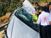 إصابة شاب في حادث طرق قرب وادي سلامة