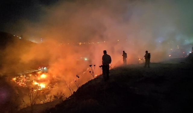 حريقان في منطقة الناصرة