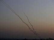 إطلاق رشقة صاروخية على "غلاف غزة"