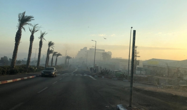 حريق هائل في منطقة الناصرة