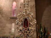 قطعة خشبيّة من أثر السيّد المسيح تُعرض في القدس