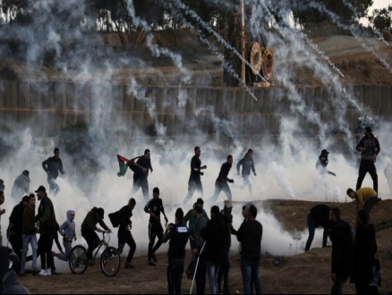 غزّة: 37 إصابة جراء قمع الاحتلال لمسيرة العودة