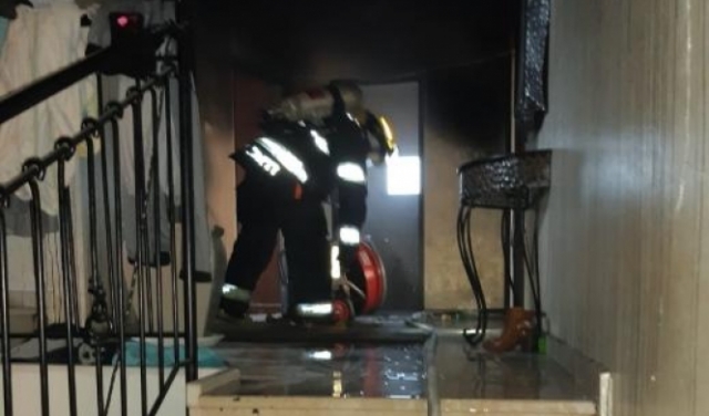 باقة الغربية: مدفأة تتسبب بحريق في منزل
