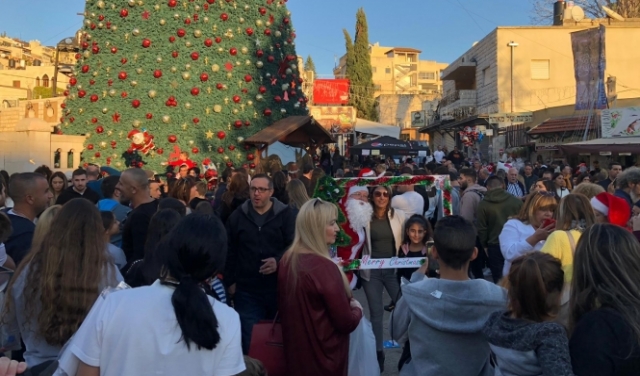 الميلاد المجيد ينشط السياحة والتجارة في الناصرة