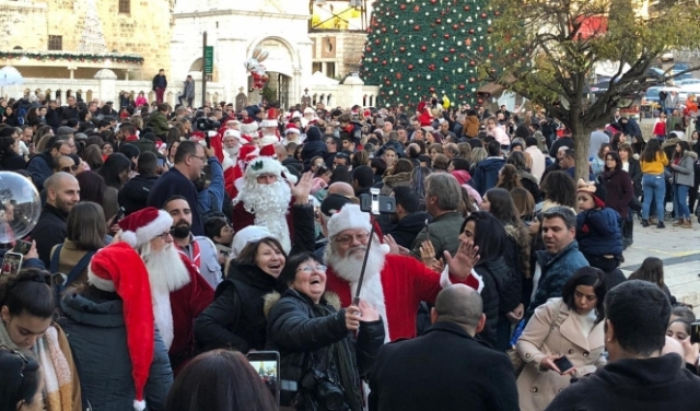 الناصرة: مشاركة واسعة في مسيرة عيد الميلاد للكنائس الشرقية