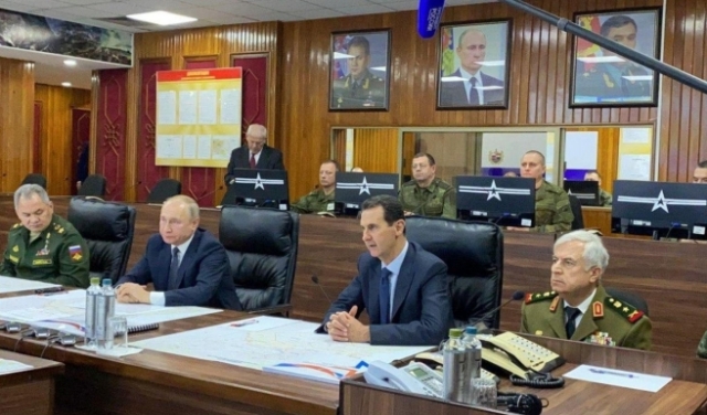 بوتين يلتقي الأسد في دمشق