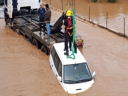 3 ضحايا عرب في السيول منذ بدء العاصفة الجوية