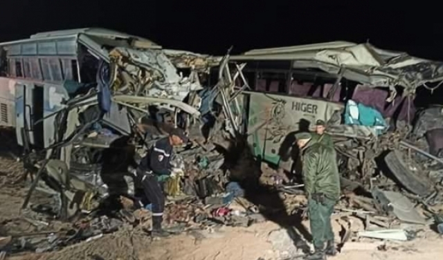 12 قتيلا و46 جريحا في حادث مروري في الجزائر