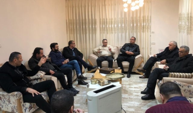 التجمع يزور رئيس مجلس يافة الناصرة إثر تعرضه لاعتداء جسدي