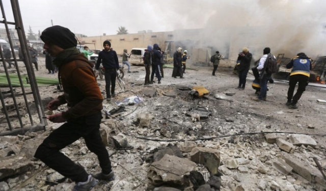 إدلب: تقدم لقوات النظام ومقتل خمسة مدنيين بغارات روسية