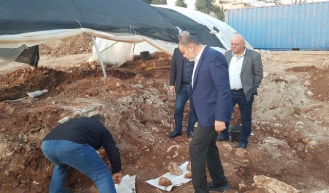 حفريات وتنقيب في مقبرة السرايا الإسلامية التاريخية بصفد