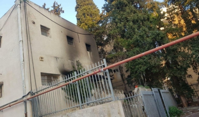 حيفا: اندلاع حريق في بناية سكنية