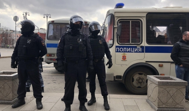 عشرات الاعتقالات في روسيا إثر مظاهرة نظمتها المعارضة