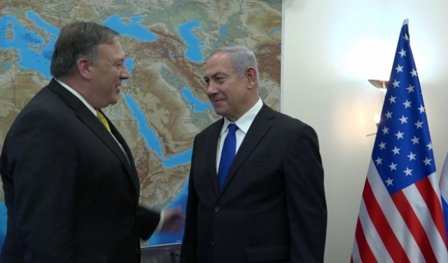 بومبيو في إسرائيل الأربعاء: أولويّة الضمّ وإيران والصين