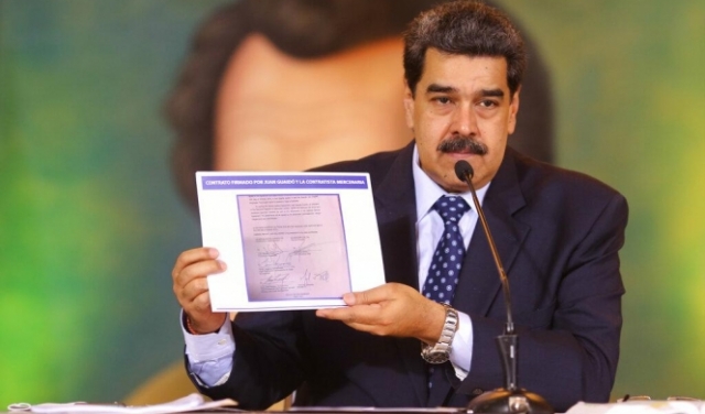 الرئيس الفنزويلي يؤكد تعاون خصمه غوايدو مع أميركا