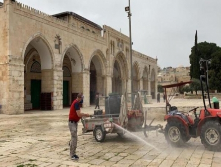 الإرشادات الوقائية للمصلين في المسجد الأقصى