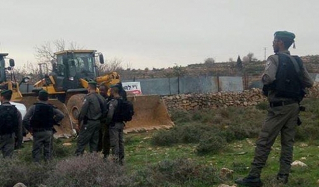 لإقامة مشاريع استيطانية: الاحتلال يواصل عمليات التجريف في وادي الربابة بسلوان
