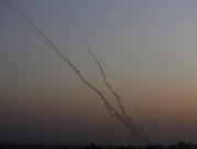 إطلاق ثلاث قذائف صاروخية من غزة وتفعيل "القبة الحديدية"
