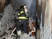 أم الفحم: اندلاع حريق في مخزن