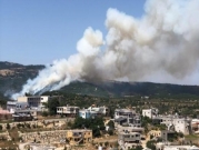 بيت جن: اندلاع حريق في منطقة الزابود