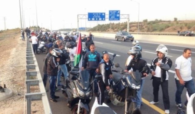 مسيرة للدراجات النارية من يافا إلى القدس