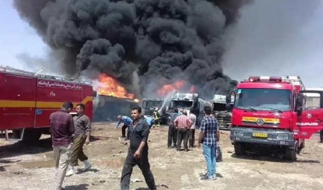 حريق في كرمانشاه: السلطات الإيرانية تنفي عملا متعمدا