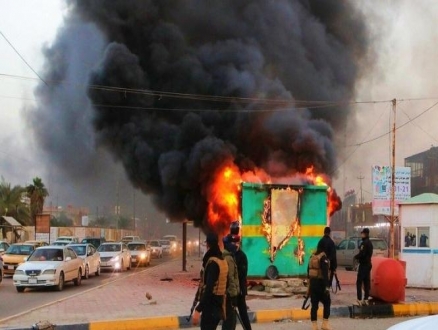 سقوط صاروخين بمحيط مطار بغداد يُرجّح أنهما استهدفا أميركيين