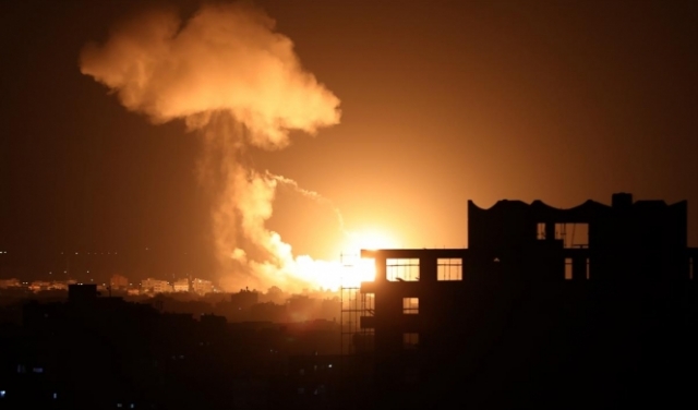 قصف في غزة وإصابات قرب رام الله