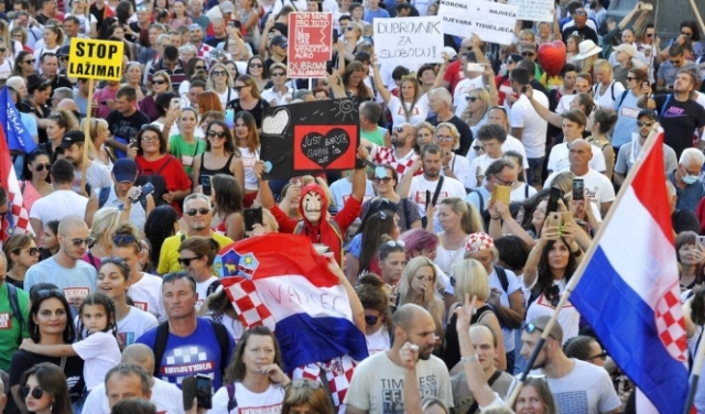 كرواتيا: الآلاف في العاصمة ضد إجراءات الوقاية من كورونا