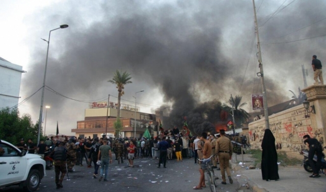 استهداف مطار بغداد بهجوم صاروخي