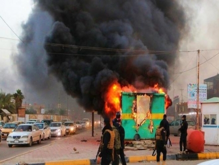 العراق: مقتل 5 مدنيين بينهم 3 أطفال جرّاء سقوط صاروخ قرب مطار بغداد