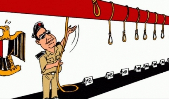 #مجزرة_الإعدامات: إعدام 15 مصريا وغليان ضد السيسي