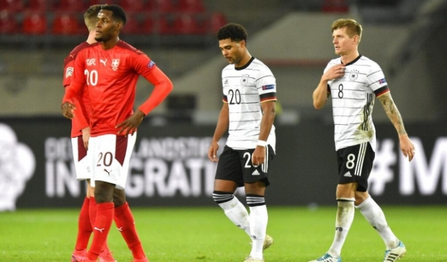 دوري أمم أوروبا: ألمانيا تقع بفخ التعادل أمام سويسرا