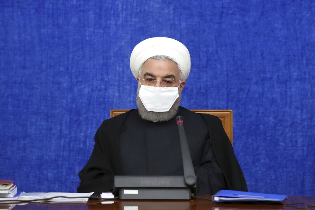 الرئيس روحاني (أ ب)