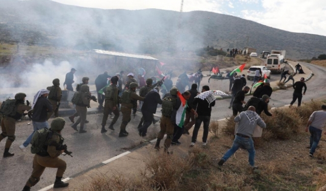 24 إصابة إثر تفريق الاحتلال مسيرة منددة بالاستيطان في الأغوار