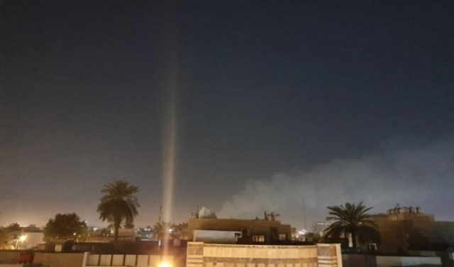 بغداد: قصف صاروخي على السفارة الأميركية