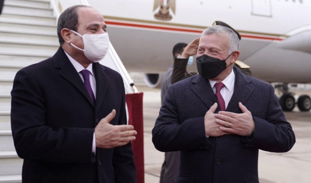 توافق أردني مصري على تحرك فعّال لاستئناف المفاوضات الفلسطينية الإسرائيليّة