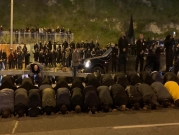 تشييع ضحية القتل بأم الفحم: صلاة جنازة على شارع 65 واعتقال متظاهرين