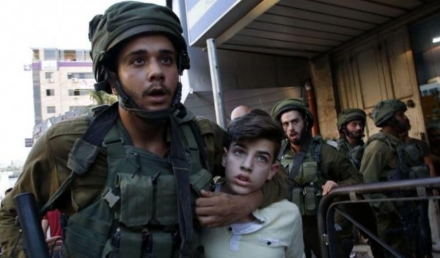 الخليل: قوات الاحتلال تعتقل 5 أطفال شرق يطا