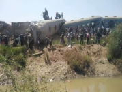 32 قتيلا و90 مصابا في حادث تصادم قطارين بصعيد مصر 