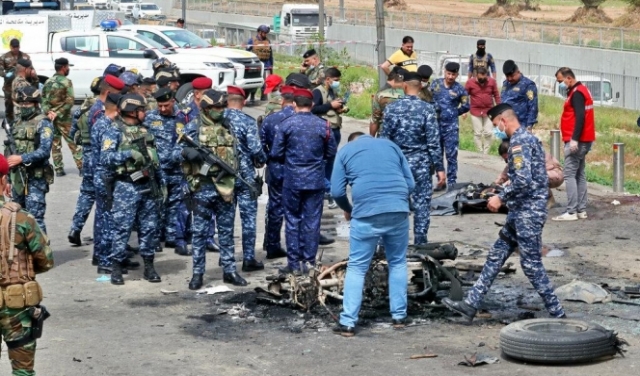 بغداد: صاروخان يستهدفان قاعدة جوية تضم أميركيين