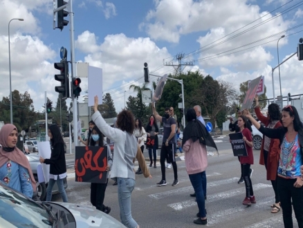 حراك ضد الجريمة والشرطة: إغلاق الشارع الرئيس لجلجولية