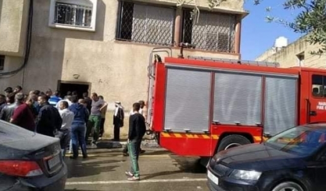 مصرع أم وأطفالها الثلاثة إثر حريق منزل في نابلس