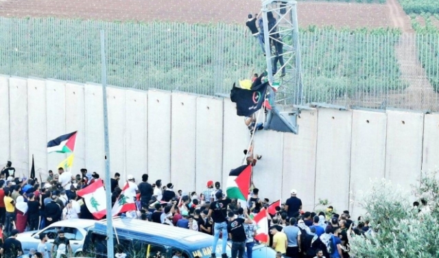 إصابة لبنانيين باستهداف الجيش الإسرائيلي لمتظاهرين عند الحدود
