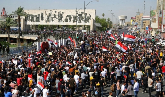 مقتل متظاهر وإصابة آخرين برصاص قوات الأمن في بغداد