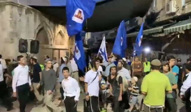القدس المحتلة: مسيرة استفزازيّة للمستوطنين في البلدة القديمة 